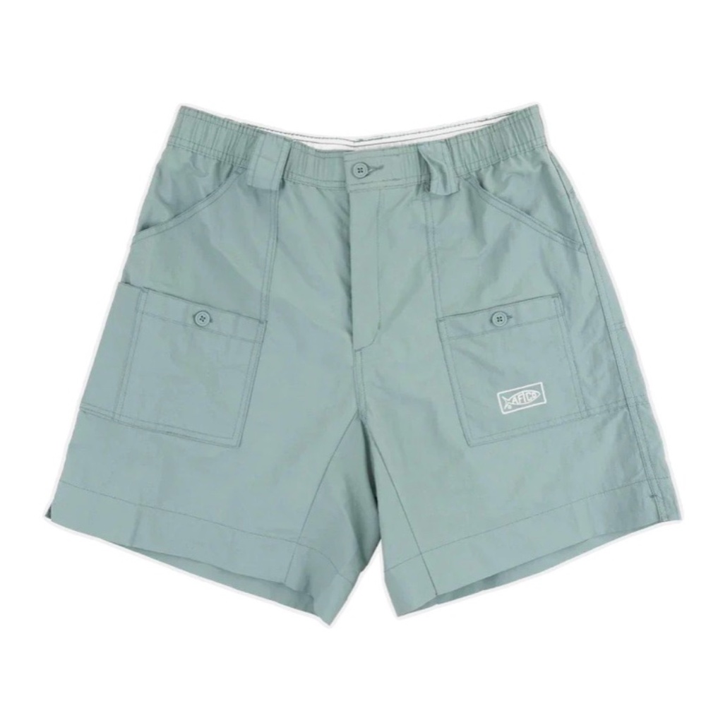 AFTCO Light Sage Green Fishing Utility Shorts